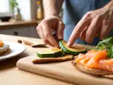 Dossiers: Menu du jour, 27 juillet : croquettes de courgettes, galette de sarrasin et oranais