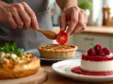 Dossiers: Menu du jour, 26 juillet : préfou à l'ail, une quiche tomate feta et une panna cotta à la vanille