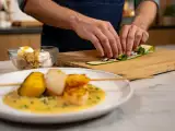 Dossiers: Menu sans gluten, 29 juillet : roulés de courgette, brochettes de lieu jaune et glace à la banane