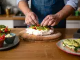 Dossiers: Menu sans gluten, 27 juillet : bols de tortillas, sandwichs de courgettes et pavlova exotique