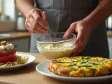 Dossiers: Menu sans gluten, 4 juillet : tomates farcies, frittata de courgettes et crème mousseuse aux pruneaux