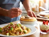 Dossiers: Menu végétarien, 3 août : soufflés au fromage, spaghetti à l'avocat et verrine gourmande