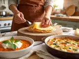 Dossiers: Menu végétarien, 9 août : gaspacho, clafoutis et crêpes