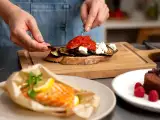 Dossiers: Menu sans gluten, 22 août : tartines d'aubergine, saumon en papillote et mousse au chocolat