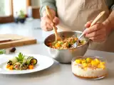 Dossiers: Menu sans gluten, 7 août : des roulés de courgette, une salade estivale et un riz au lait exotique