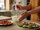 Dossiers: Menu sans gluten, 4 août : roulés, des courgettes farcies et une glace à la fraise