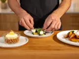Dossiers: Menu sans gluten, 16 août : mini cakes, huevos rotos et mousse au citron
