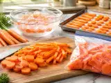 Dossiers: La bonne façon de couper les carottes pour les congeler sans qu'elles ne ramollissent : guide rapide étape par étape