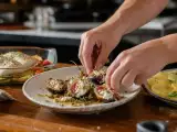 Dossiers: Menu sans gluten, 5 septembre : figues rôties, cabillaud savoureux et carpaccio d'ananas