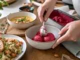 Dossiers: Menu végétarien, 8 septembre : taboulé, un velouté et un sorbet