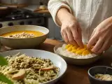 Dossiers: Menu végétarien, 16 septembre : une palette de saveurs avec chou, potiron et mangue