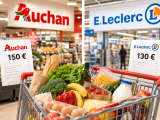 Dossiers: Votre panier atteint 150 € chez Auchan ? Il coûte en moyenne 20 € de moins chez Leclerc