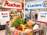 Dossiers: Votre panier atteint 150 € chez Auchan ? Il coûte en moyenne 20 € de moins chez Leclerc