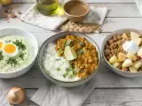 Dossiers: Menu sans gluten, 3 octobre : curry de pois chiches et crumble aux pommes