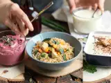 Dossiers: Menu sans gluten, 6 octobre : des verrines colorées, un quinoa savoureux et un riz au lait réconfortant