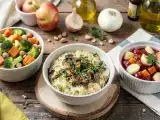 Dossiers: Menu sans gluten, 8 octobre : butternut, risotto crémeux et compote de pomme