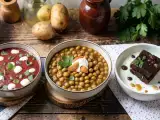Dossiers: Menu sans gluten, 10 octobre : soupe de betterave colorée, dahl de lentilles corail réconfortant et brownie protéiné