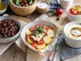 Dossiers: Menu sans gluten, 15 octobre : une balade automnale avec lentilles, cabillaud et crème catalane