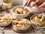 Dossiers: Menu sans gluten, 19 octobre : velouté de topinambour, saumon au four et gâteau aux bananes
