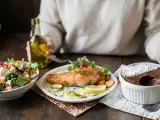 Dossiers: Menu sans gluten, 24 octobre : couleurs et saveurs d'automne avec butternut, saumon et chocolat