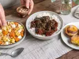 Dossiers: Menu du jour, 20 octobre : salade automnale, poulet teriyaki et pastéis de nata croustillants