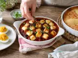 Dossiers: Menu du jour, 11 octobre : oeufs mimosa, haricots rouges mijotés et tarte amandine aux poires