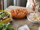 Dossiers: Menu du jour, 7 octobre : salade de lentilles, gratin de rigatoni et tarte normande aux pommes