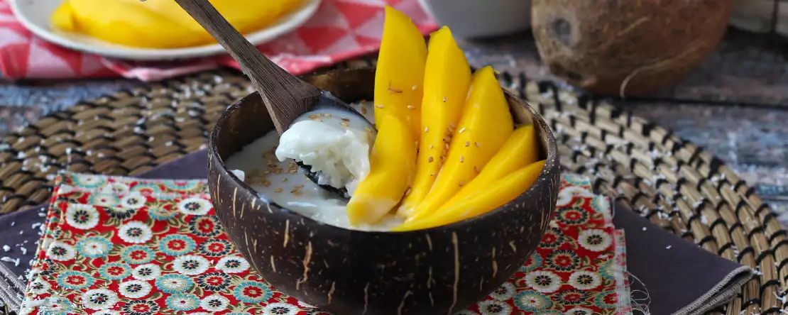 Mango sticky rice, le dessert Thaïlandais super réconfortant