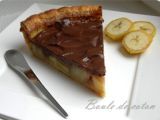 Recette Tarte banane chocolat