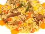 Recette Riz pilaf au coeur de porc