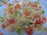 Recette Salade d'avoines au chèvre et petits légumes
