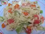 Recette Salade d'avoines au chèvre et petits légumes