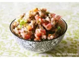 Recette Salade de riz complet et de lentilles vertes