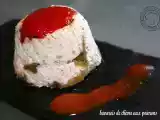 Recette Bavarois de chevre aux poivrons