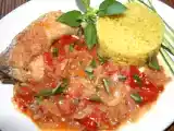 Recette Cuisse de poulet grillée, tomate et basilic du jardin