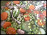 Recette Gratin de coquillettes à la viande et aux légumes sur un air de coldplay