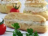 Recette Eclairs jambon fromage blanc et boursin