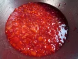 Recette Spicy confiture: poivrons- framboises
