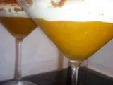 Recette Cappuccino de mangue à la chantilly speculootée