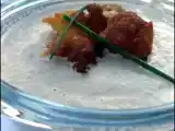 Recette Velouté de champignons aux ravioles.