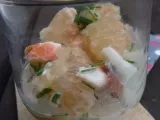 Recette Salade de pamplemousse aux crevettes