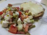 Recette Salade et bruschetta