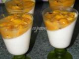 Recette Panna cotta bergamote et compotee de mirabelle