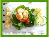 Recette Coquilles st jacques au lait de coco et patates douces