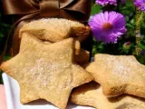 Recette Petits biscuits croquants à la farine de châtaigne, huile d'olive et vin blanc