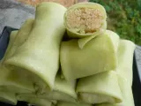 Recette Crêpes au pandan et noix de coco