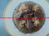 Recette Recette de friké au gigot d'agneau ( syrie)