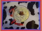 Recette Trifle à la rhubarbe et mascarpone au kiwi
