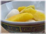 Recette Riz gluant à la mangue et au lait de coco
