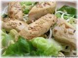 Recette Soudaine prise de conscience et salade de poulet à l'asiatique